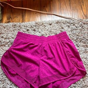 athleta hot pink shorts